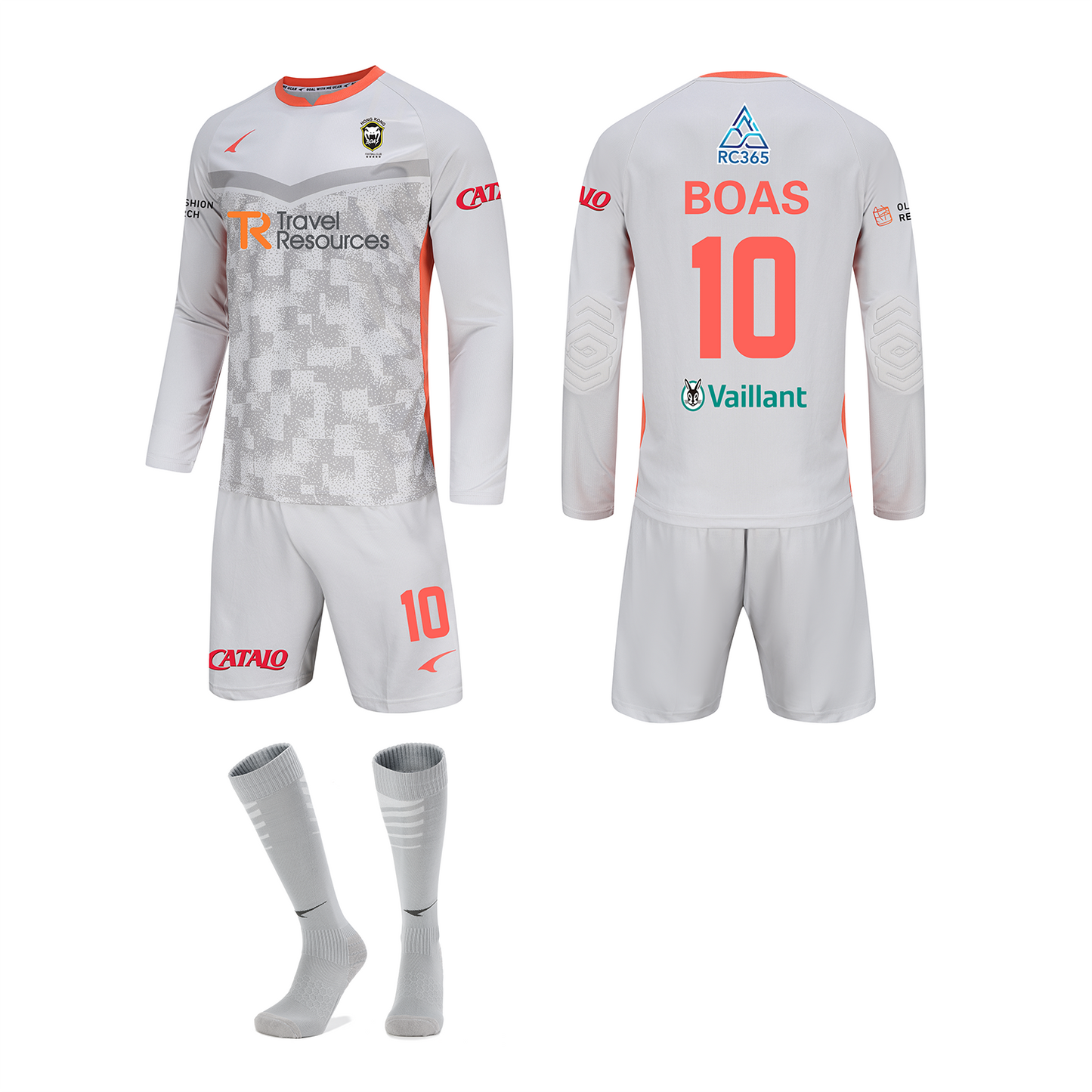 HKBOAS Standard Set - Home/Away Player/Goalkeeper Jersey Kit with Socks
