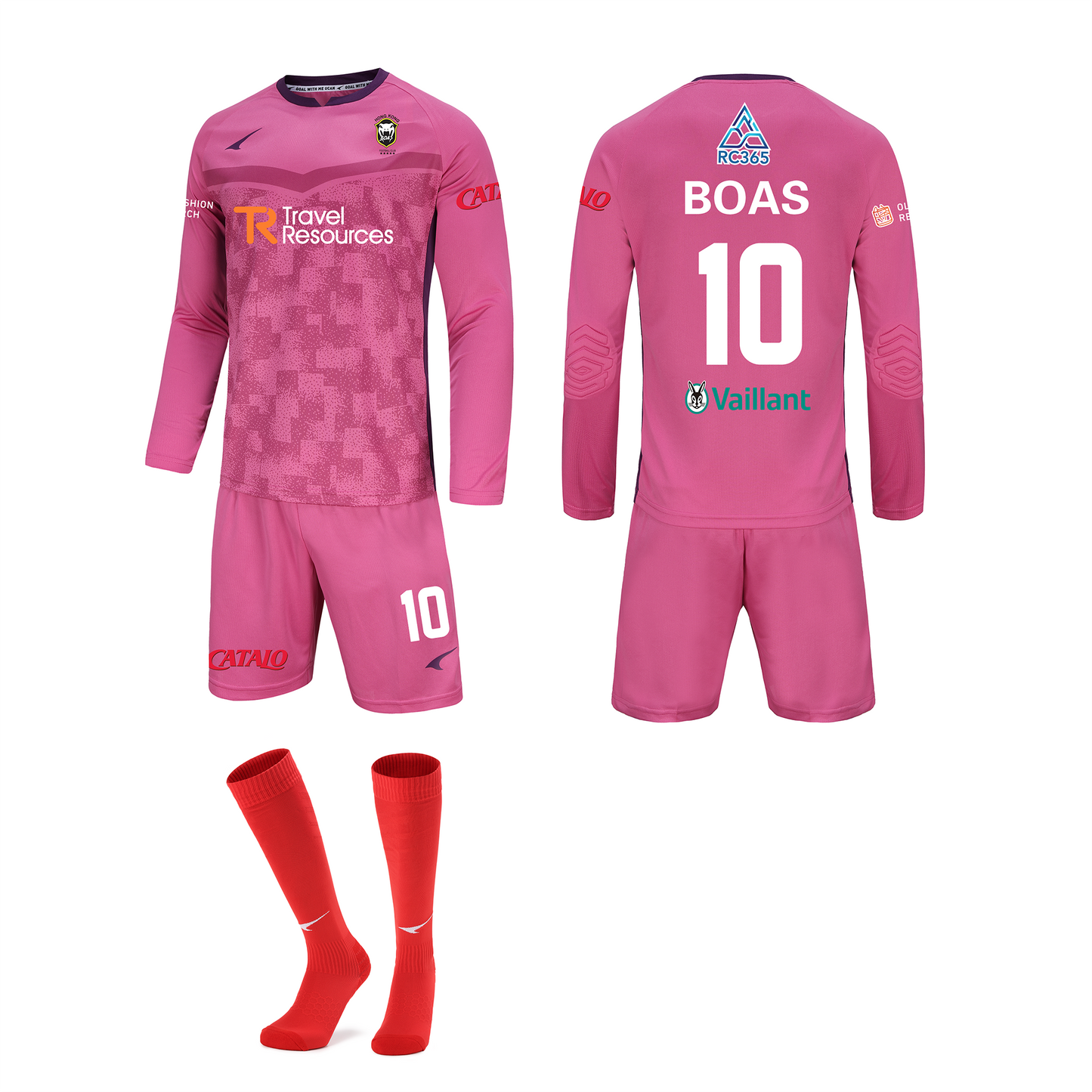 HKBOAS Standard Set - Home/Away Player/Goalkeeper Jersey Kit with Socks