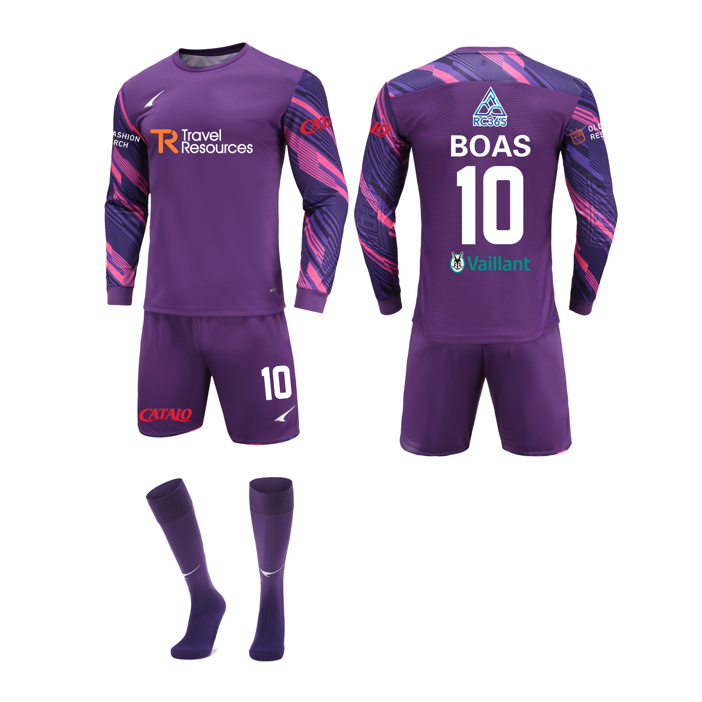 HKBOAS Standard Set - Home/Away Player/Goalkeeper Jersey Kit with Socks